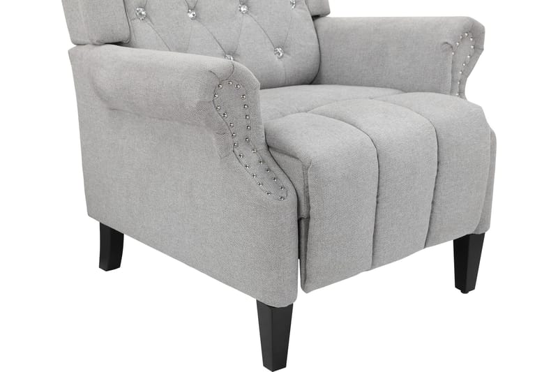 Reclinerfåtölj Junpa - Ljusgrå - Möbler - Fåtölj & stolar - Fåtölj - Biofåtölj & reclinerfåtölj