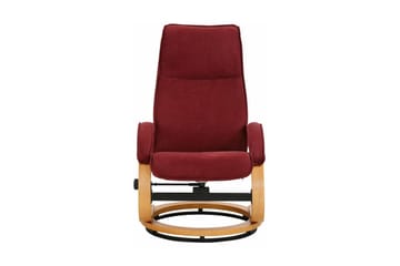 Reclinerfåtölj Loft24 Pasha Reclinerfåtölj Microfiber Röd - Möbler - Fåtölj & stolar - Fåtölj - Biofåtölj & reclinerfåtölj