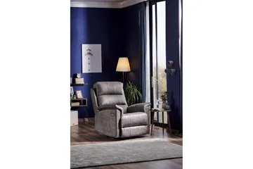 Reclinerfåtölj - Mörkbrun - Möbler - Fåtölj & stolar - Fåtölj - Biofåtölj & reclinerfåtölj