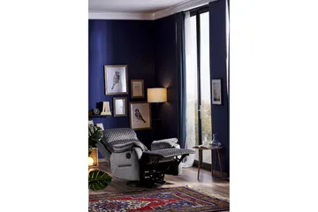 Reclinerfåtölj - Mörkgrå - Möbler - Fåtölj & stolar - Fåtölj - Biofåtölj & reclinerfåtölj