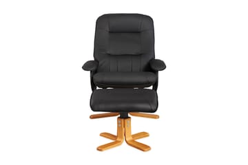 Reclinerfåtölj Napo Konstläder - Svart - Möbler - Fåtölj & stolar - Fåtölj - Biofåtölj & reclinerfåtölj