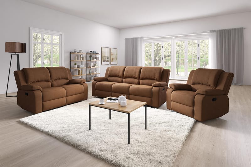 Reclinerfåtölj Navarro - Brun - Möbler - Fåtölj & stolar - Fåtölj - Biofåtölj & reclinerfåtölj