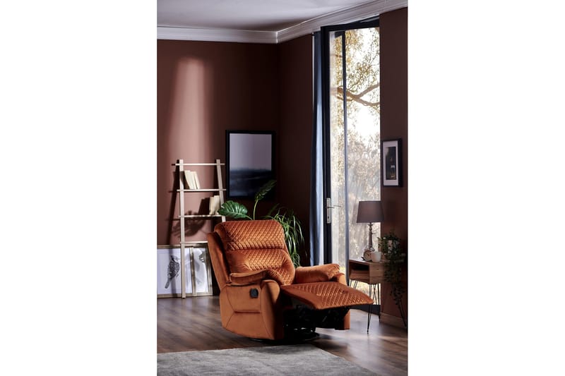 Reclinerfåtölj - Orange - Möbler - Fåtölj & stolar - Fåtölj - Biofåtölj & reclinerfåtölj