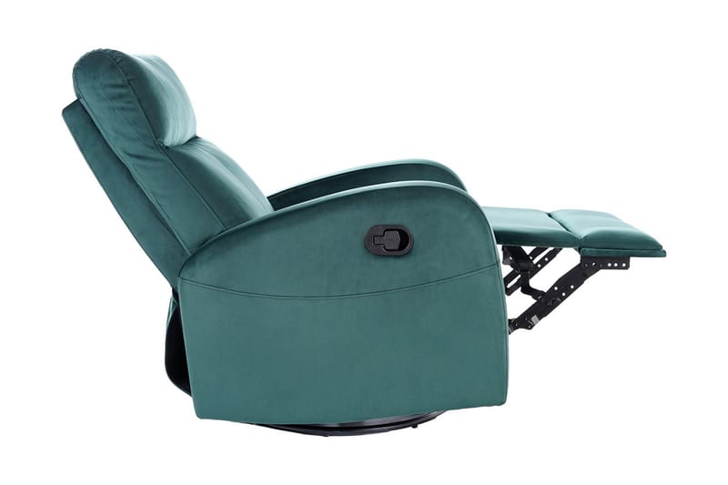 Reclinerfåtölj Othrys Ställbar - Sammet/Grön - Möbler - Fåtölj & stolar - Fåtölj - Biofåtölj & reclinerfåtölj