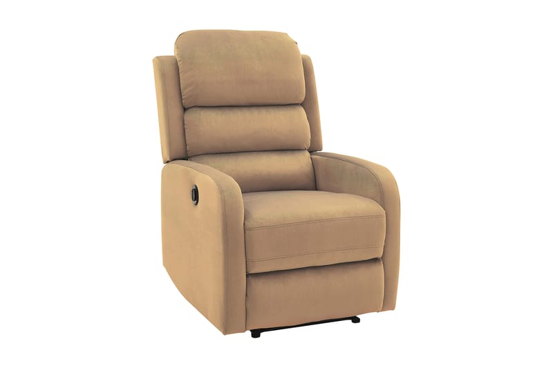 Reclinerfåtölj Redlica Elektrisk - Sammet/Beige - Möbler - Fåtölj & stolar - Fåtölj - Biofåtölj & reclinerfåtölj