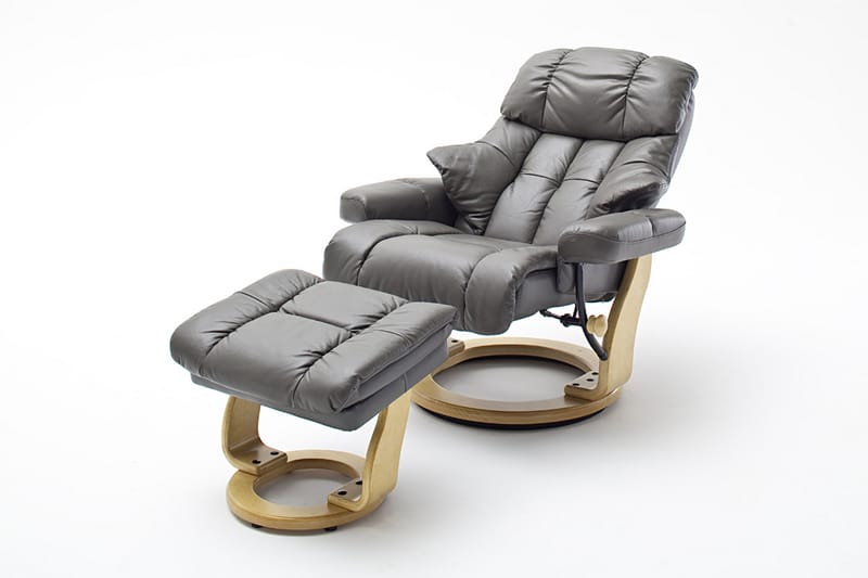 Reclinerfåtölj Pelzer - Grå - Möbler - Fåtölj & stolar - Fåtölj - Biofåtölj & reclinerfåtölj