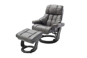 Reclinerfåtölj Pelzer - Grå - Möbler - Fåtölj & stolar - Fåtölj - Biofåtölj & reclinerfåtölj