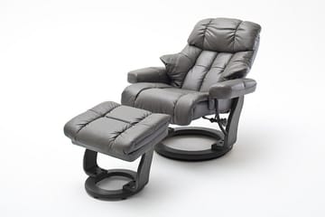 Reclinerfåtölj Pelzer - Grå - Möbler - Fåtölj & stolar - Fåtölj - Biofåtölj & reclinerfåtölj