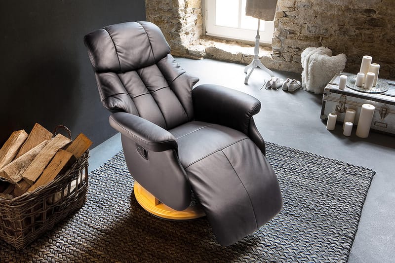 Reclinerfåtölj Pelzer - Brun - Möbler - Fåtölj & stolar - Fåtölj - Biofåtölj & reclinerfåtölj