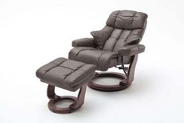 Reclinerfåtölj Pelzer - Brun - Möbler - Fåtölj & stolar - Fåtölj - Biofåtölj & reclinerfåtölj