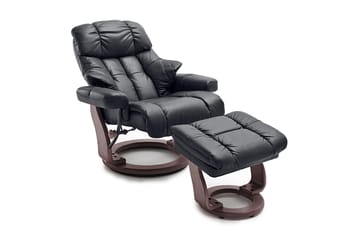 Reclinerfåtölj Pelzer - Svart - Möbler - Fåtölj & stolar - Fåtölj - Biofåtölj & reclinerfåtölj