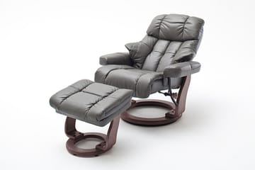 Reclinerfåtölj Pelzer - Grå - Möbler - Fåtölj & stolar - Fåtölj - Biofåtölj & reclinerfåtölj