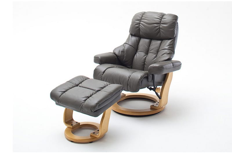 Reclinerfåtölj Pelzer - Grå - Möbler - Fåtölj & stolar - Fåtölj - Biofåtölj & reclinerfåtölj