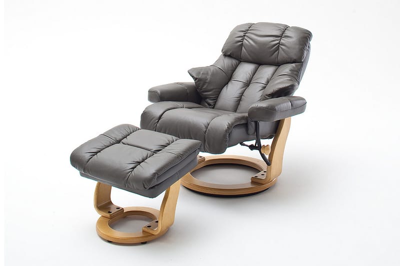 Reclinerfåtölj Pelzer - Grå - Möbler - Fåtölj & stolar - Fåtölj - Biofåtölj & reclinerfåtölj