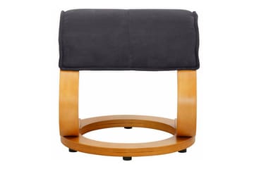 Reclinerfåtölj Palina Microfiber - Grå|Trä - Möbler - Fåtölj & stolar - Fåtölj - Biofåtölj & reclinerfåtölj