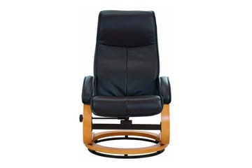 Reclinerfåtölj Palina Läder - Grå - Möbler - Fåtölj & stolar - Fåtölj - Biofåtölj & reclinerfåtölj