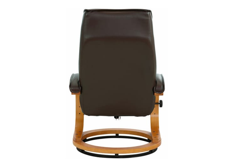 Reclinerfåtölj Palina Läder - Grå - Möbler - Fåtölj & stolar - Fåtölj - Biofåtölj & reclinerfåtölj