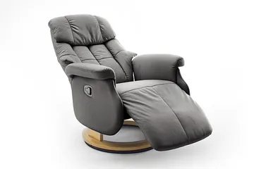 Reclinerfåtölj Pelzer - Grå - Möbler - Fåtölj & stolar - Fåtölj - Biofåtölj & reclinerfåtölj