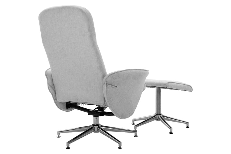 Rune Recliner med Ottoman - Grå - Möbler - Fåtölj & stolar - Fåtölj - Biofåtölj & reclinerfåtölj