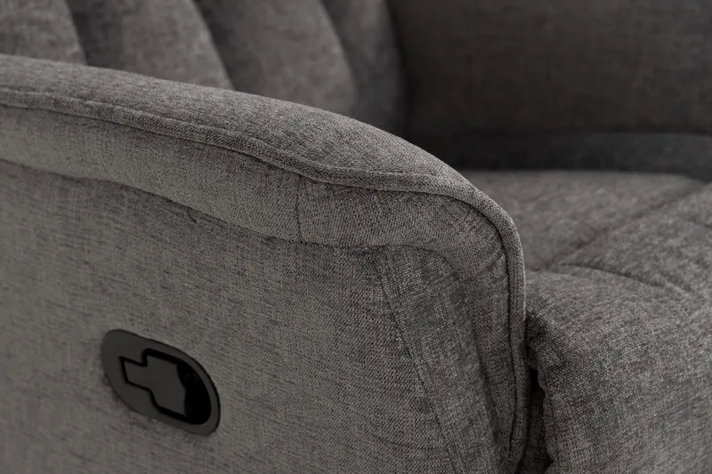 Umeå Fåtölj Snurr & Gung - Tyg Grå - Möbler - Fåtölj & stolar - Fåtölj - Biofåtölj & reclinerfåtölj