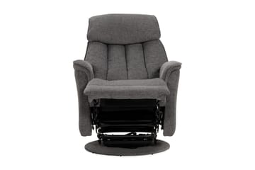 Umeå Fåtölj Snurr & Gung - Tyg Grå - Möbler - Fåtölj & stolar - Fåtölj - Biofåtölj & reclinerfåtölj