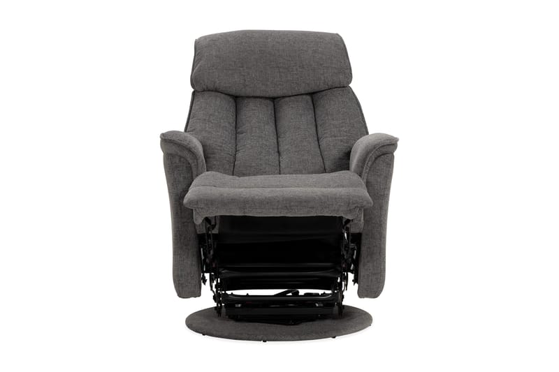 Umeå Fåtölj Snurr & Gung - Tyg Grå - Möbler - Fåtölj & stolar - Fåtölj - Biofåtölj & reclinerfåtölj