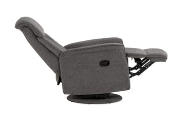 Umeå Fåtölj Snurr & Gung - Tyg Grå - Möbler - Fåtölj & stolar - Fåtölj - Biofåtölj & reclinerfåtölj