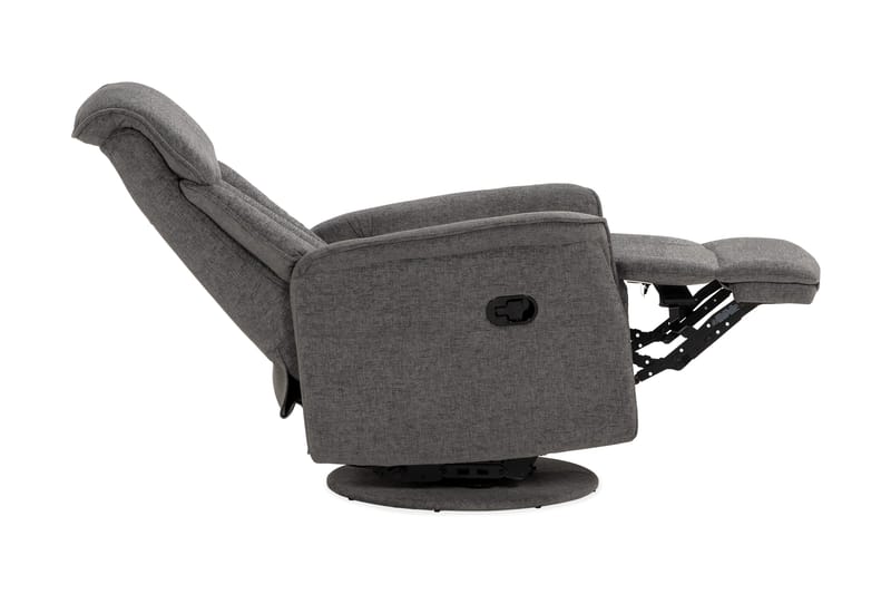 Umeå Fåtölj Snurr & Gung - Tyg Grå - Möbler - Fåtölj & stolar - Fåtölj - Biofåtölj & reclinerfåtölj
