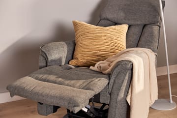 Umeå Fåtölj Snurr & Gung - Tyg Grå - Möbler - Fåtölj & stolar - Fåtölj - Biofåtölj & reclinerfåtölj