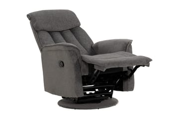 Umeå Fåtölj Snurr & Gung - Tyg Grå - Möbler - Fåtölj & stolar - Fåtölj - Biofåtölj & reclinerfåtölj