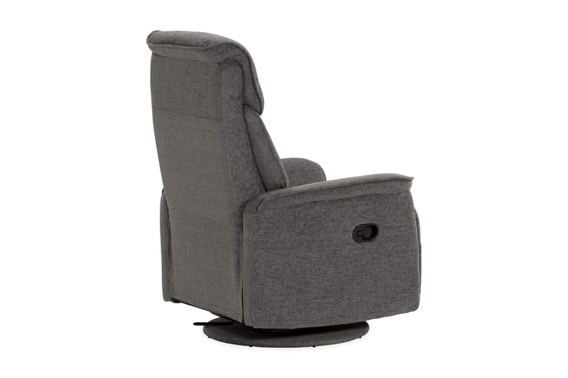 Umeå Fåtölj Snurr & Gung - Tyg Grå - Möbler - Fåtölj & stolar - Fåtölj - Biofåtölj & reclinerfåtölj