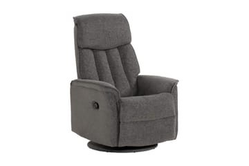Umeå Fåtölj Snurr & Gung - Tyg Grå - Möbler - Fåtölj & stolar - Fåtölj - Biofåtölj & reclinerfåtölj