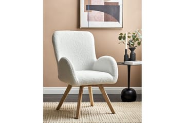 Fåtölj Bjarn - Vit - Möbler - Fåtölj & stolar - Fåtölj