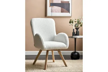 Fåtölj Bjarn - Vit - Möbler - Fåtölj & stolar - Fåtölj