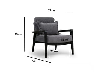Bramelia Fåtölj - Grå - Möbler - Fåtölj & stolar - Fåtölj