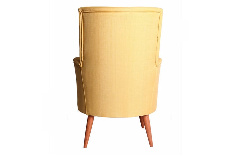 Brandn Fåtölj med Armstöd - Gul - Möbler - Fåtölj & stolar - Fåtölj