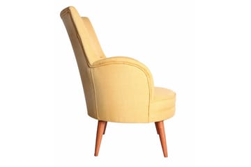 Brandn Fåtölj med Armstöd - Gul - Möbler - Fåtölj & stolar - Fåtölj