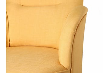 Brandn Fåtölj med Armstöd - Gul - Möbler - Fåtölj & stolar - Fåtölj