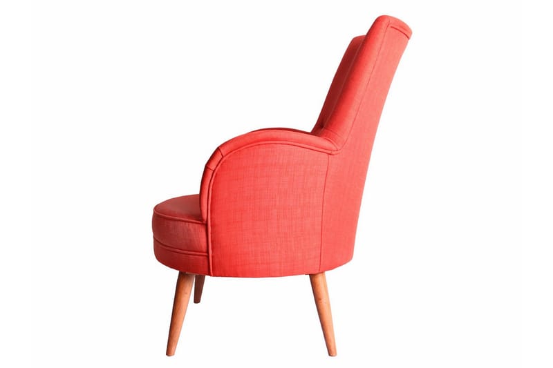 Brandn Fåtölj med Armstöd - Röd - Möbler - Fåtölj & stolar - Fåtölj