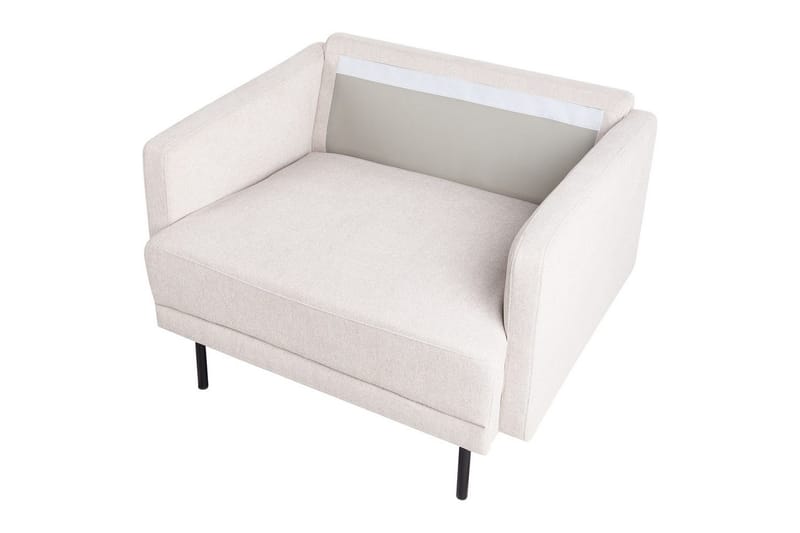 Fåtölj Breda - Beige, svart - Möbler - Fåtölj & stolar - Fåtölj