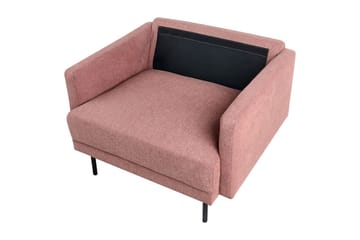 Fåtölj Breda - Rosa, Svart - Möbler - Fåtölj & stolar - Fåtölj