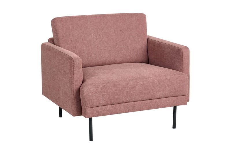 Fåtölj Breda, Rosa, Svart