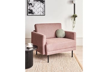 Fåtölj Breda - Rosa, Svart - Möbler - Fåtölj & stolar - Fåtölj