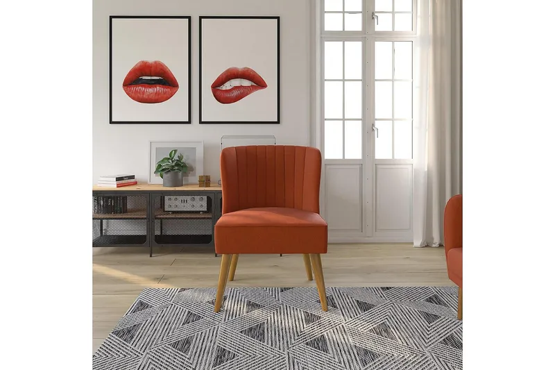 Brittany Fåtölj Linneorange - Novogratz - Möbler - Fåtölj & stolar - Fåtölj - Fåtölj utan armstöd