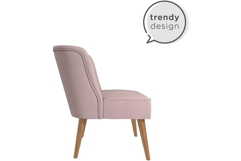 Brittany Fåtölj Linnerosa - Novogratz - Möbler - Fåtölj & stolar - Fåtölj - Fåtölj utan armstöd