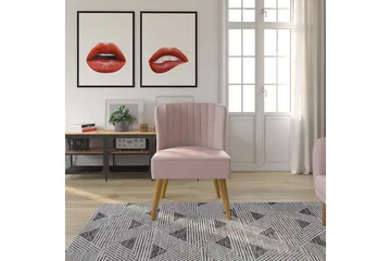 Brittany Fåtölj Linnerosa - Novogratz - Möbler - Fåtölj & stolar - Fåtölj - Fåtölj utan armstöd