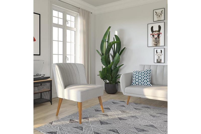 Brittany Fåtölj Ljuslinnegrå - Novogratz - Möbler - Fåtölj & stolar - Fåtölj - Fåtölj utan armstöd