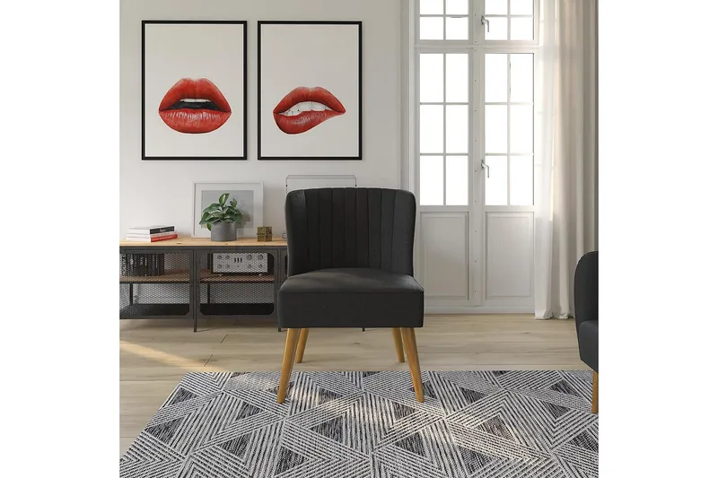 Brittany Fåtölj Mörklinnegrå - Novogratz - Möbler - Fåtölj & stolar - Fåtölj - Fåtölj utan armstöd