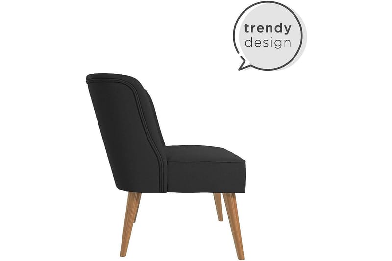 Brittany Fåtölj Mörklinnegrå - Novogratz - Möbler - Fåtölj & stolar - Fåtölj - Fåtölj utan armstöd