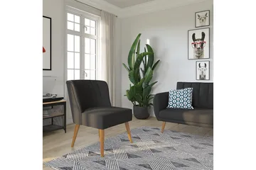 Brittany Fåtölj Mörklinnegrå - Novogratz - Möbler - Fåtölj & stolar - Fåtölj - Fåtölj utan armstöd